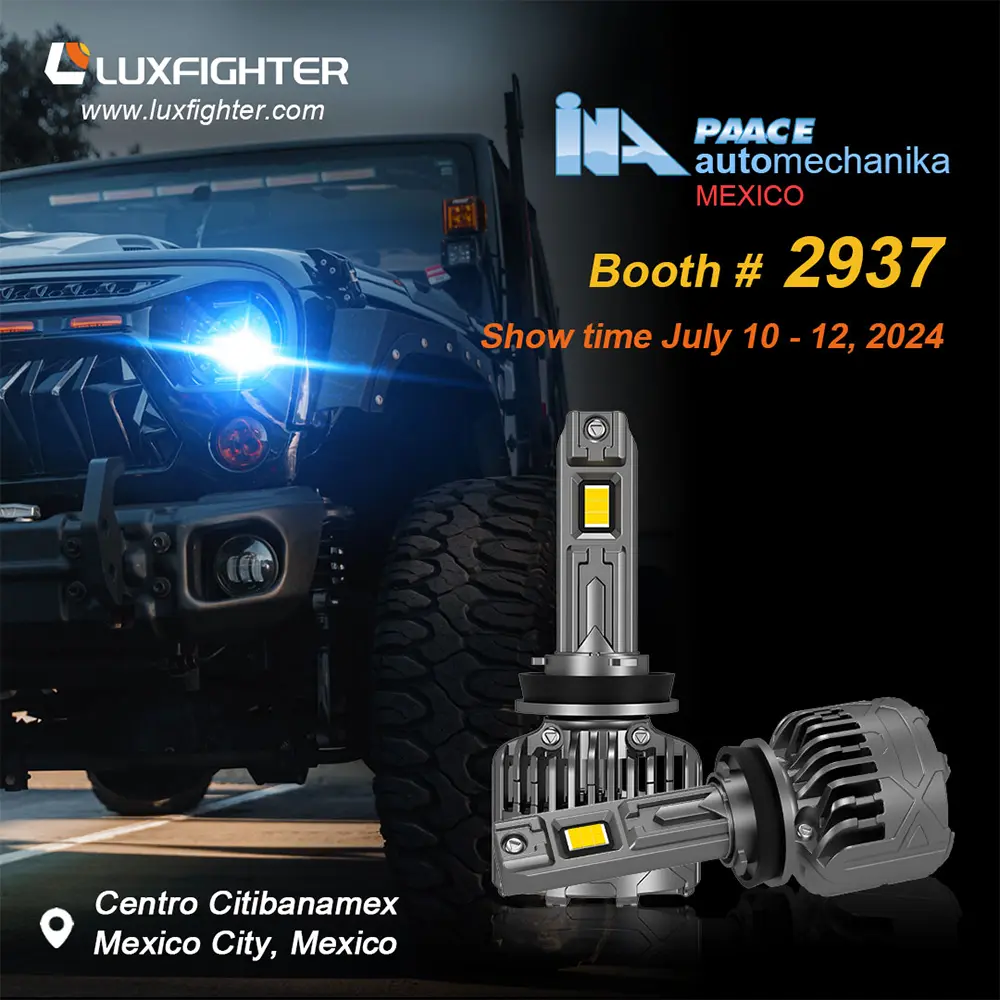 Luxfighter Car LED farola 2024 Mexiko Ina Pace